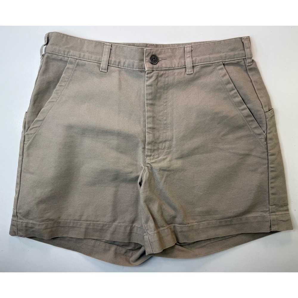 Vintage Patagonia Stand Up Canvas Cotton Shorts Mens 30x5 Khaki Outdoor Hiking